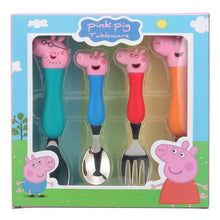 Load image into Gallery viewer, Peppa Pig toy Tableware Spoon Cross Fork Soup Spoon Set Dining Lunch George Action Figures Anime Figures Toys for Children Gift
