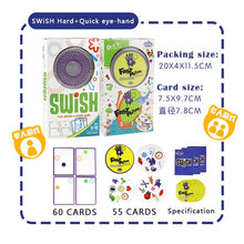 Load image into Gallery viewer, Logic game Swish - A Fun Transparent education card game logic games for kids playing cards spot board games toys for Children