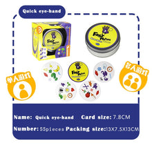 Load image into Gallery viewer, Logic game Swish - A Fun Transparent education card game logic games for kids playing cards spot board games toys for Children