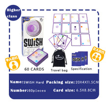 Load image into Gallery viewer, Logic game Swish - A Fun Transparent education card game logic games for kids playing cards spot board games toys for Children
