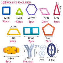 Load image into Gallery viewer, 30-180pcs/Set Mini Magnet Toys Building Blocks Magnetic Construction Designer DIY Educational Blocks Toys Games For kids gifts