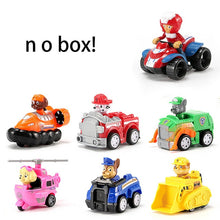 Load image into Gallery viewer, PAW PATROL Toys Sets Pull Back Car Patrulla Canina Puppy dog Rescue Team cars Lookout Tower with music for kids Christmas gifts