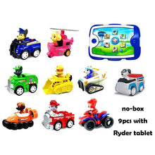 Load image into Gallery viewer, PAW PATROL Toys Sets Pull Back Car Patrulla Canina Puppy dog Rescue Team cars Lookout Tower with music for kids Christmas gifts