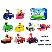 Load image into Gallery viewer, PAW PATROL Toys Sets Pull Back Car Patrulla Canina Puppy dog Rescue Team cars Lookout Tower with music for kids Christmas gifts