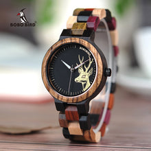 Load image into Gallery viewer, Wooden watches women handmade quartz wristwatches perfect gifts item