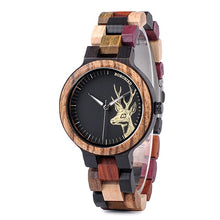 Load image into Gallery viewer, Wooden watches women handmade quartz wristwatches perfect gifts item