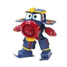 Load image into Gallery viewer, NEW hot 6pcs/set Robot Trains Transformation Kay Alf Dynamic Train Family Deformation Train Car action figure toys toy doll
