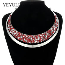 Load image into Gallery viewer, Collier ras du cou en cristal bijoux tour de cou pour femme