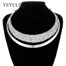 Load image into Gallery viewer, Collier ras du cou en cristal bijoux tour de cou pour femme
