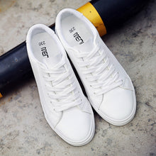 Load image into Gallery viewer, 2019 white shoes women pu leather women's shoes casual nasa sports shoes